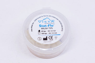 VISTA 312102 Stat-Flo Brush Tip - Pack of 20 Tips